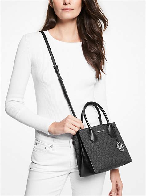 michael kors mercer md acrdion messenger bag|mercer leather crossbody bag.